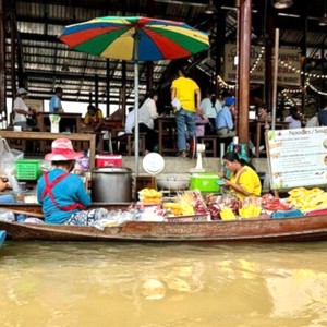 Thailand floating market