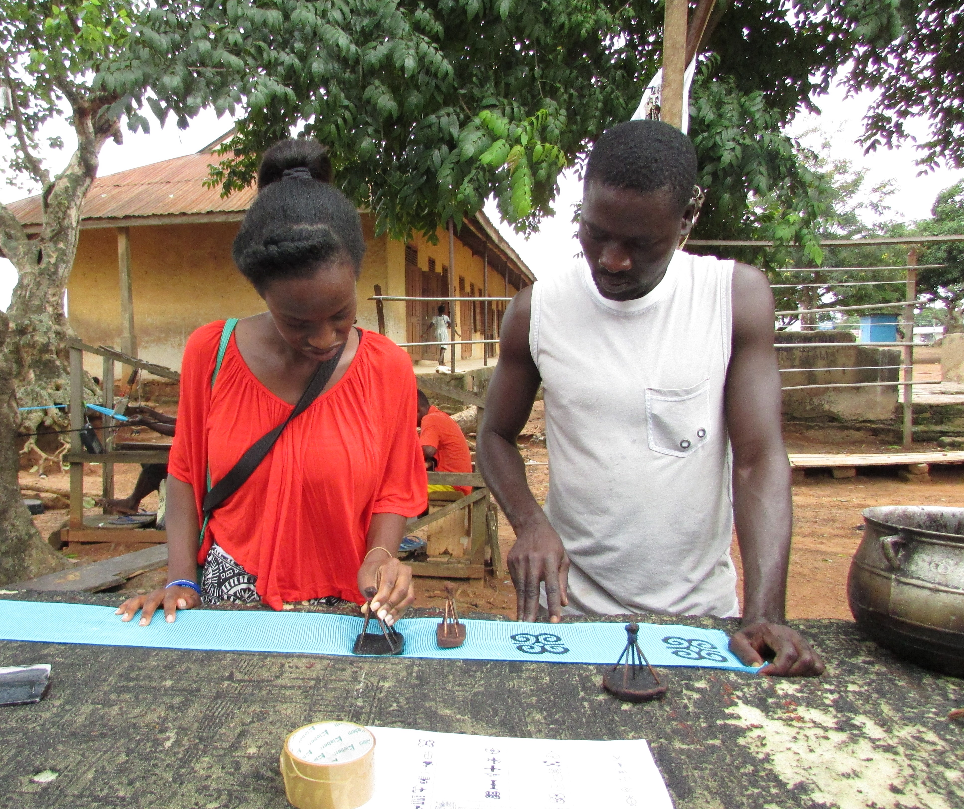 Ink making and stamping