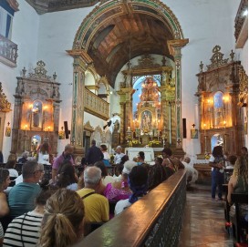 Black church in Salvador Brazil